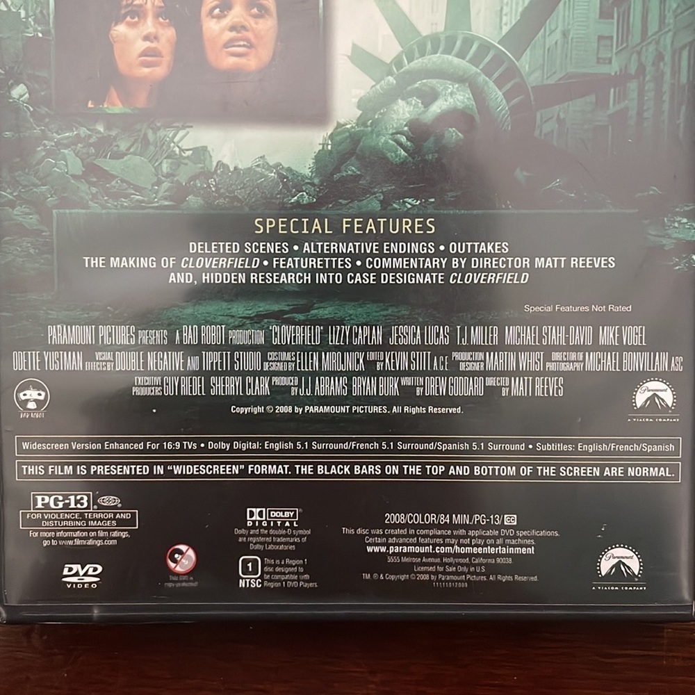 Cloverfield DVD - Picture 5 of 6